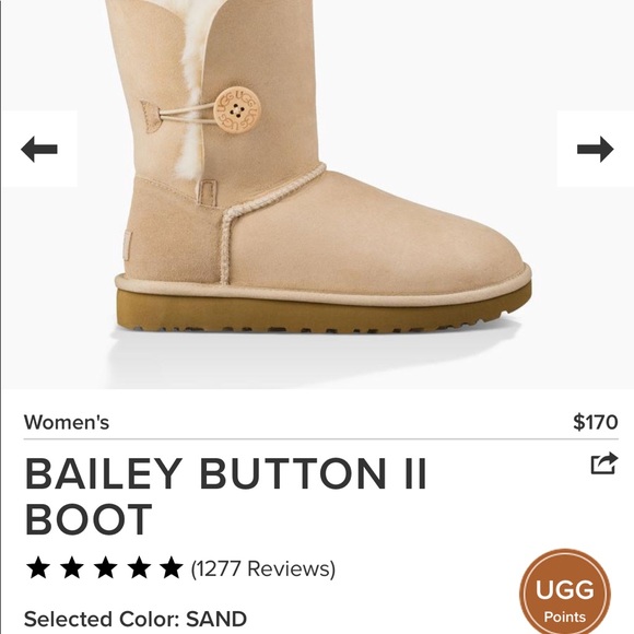 UGG Shoes - Short Ugg bailey buttons!
